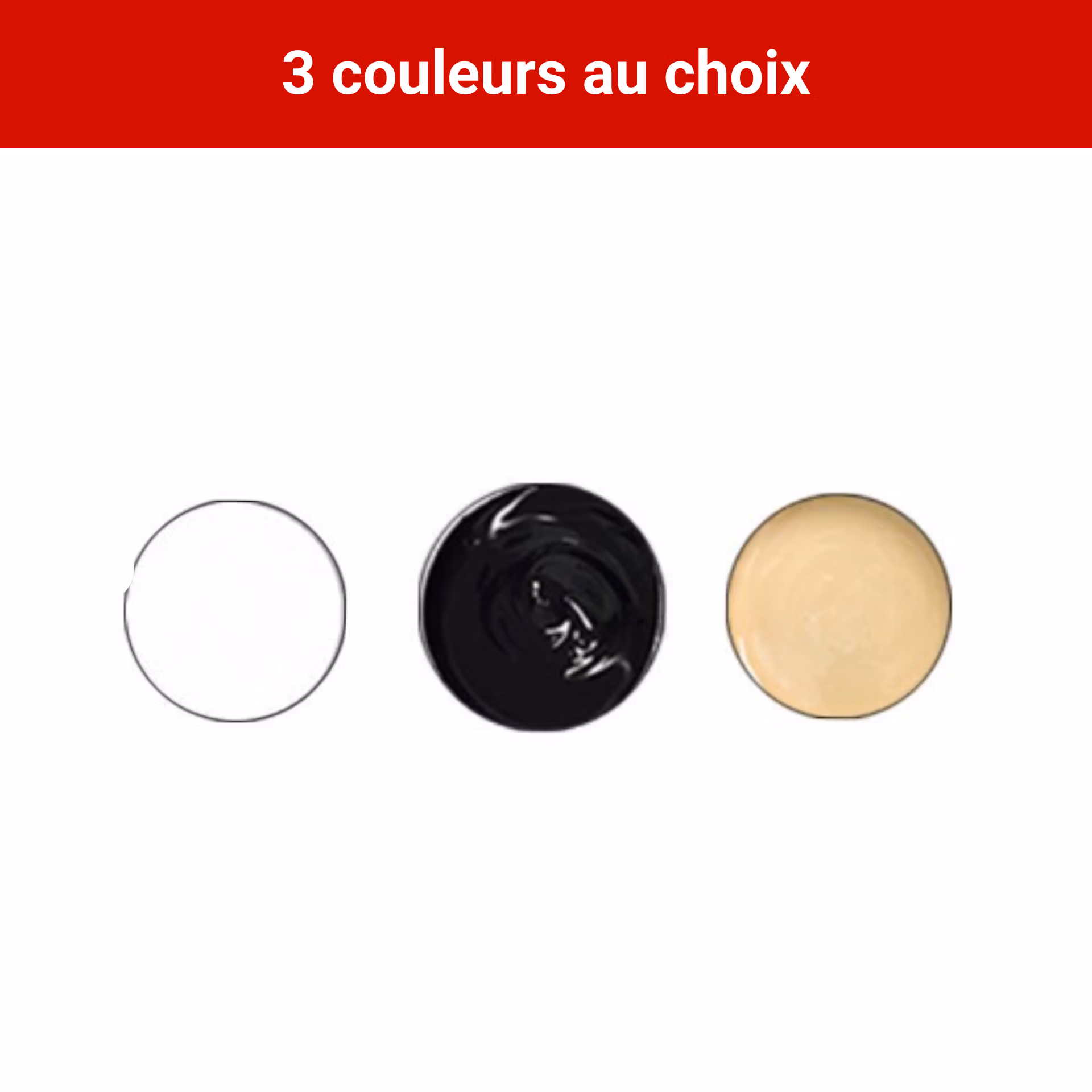 Teinture Cuir Rénovatrice Haute Couvrance 50ml - Réparation Usure et Griffures - Restauration Couleur Sièges, Volant et Intérieur Auto – Image 4