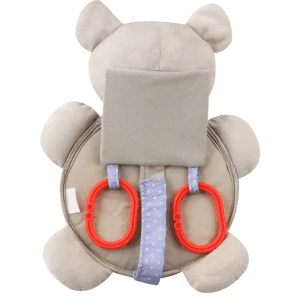 Miroir Voiture Bébé Éléphant Peluche – Miroir de Surveillance Arrière Incassable – Observation Sécurisée Siège Auto Dos à la Route