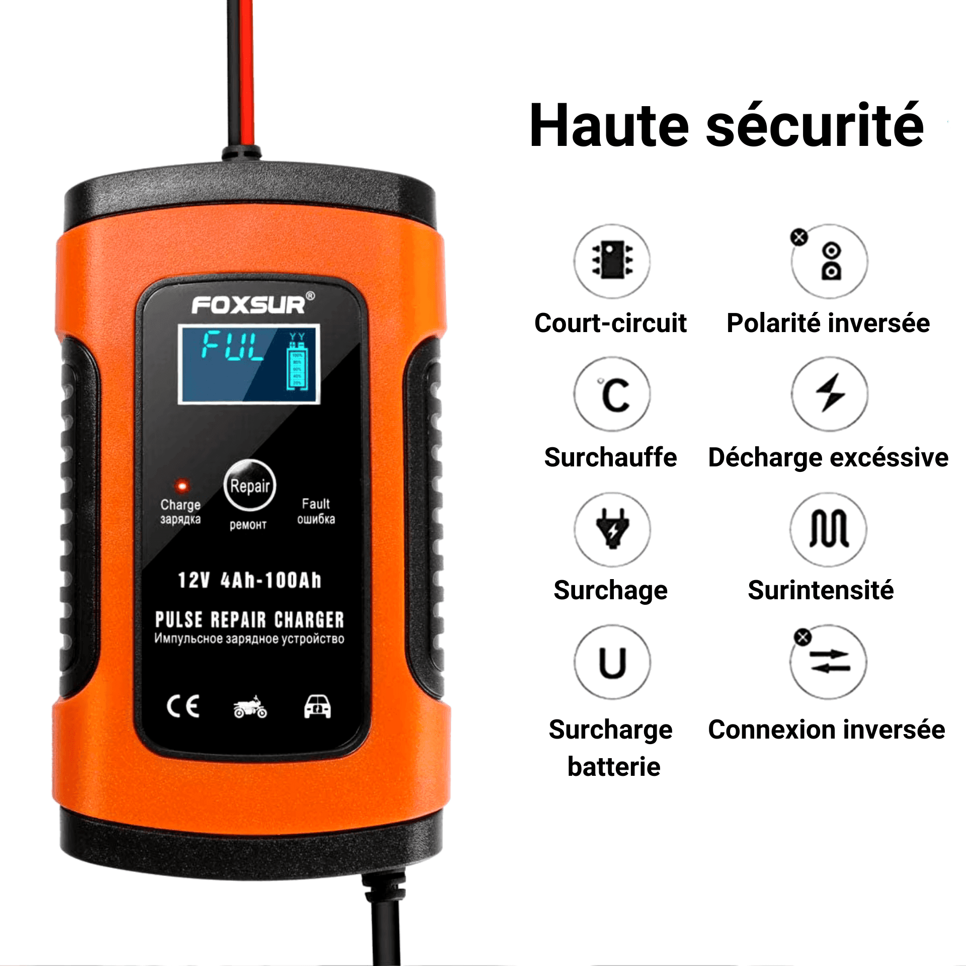 chargeur batterie auto