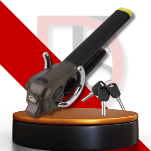 Antivol Volant à Verrouillage Rapide – Crochet de Sécurité Renforcé Universel – Protection Auto Anti-Vol avec 3 Clés Incluses