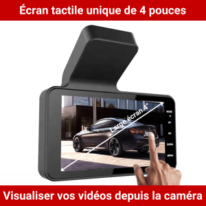 Dashcam voiture avant arrière 4&Prime; Full HD