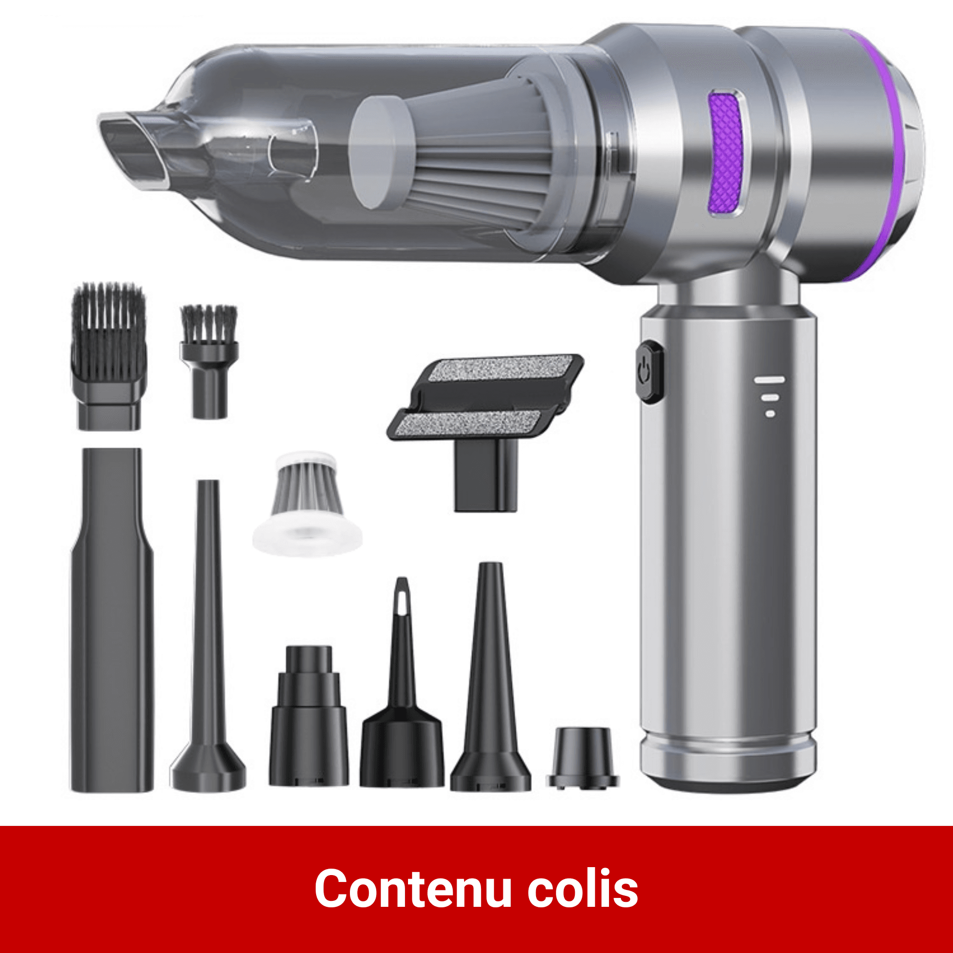 aspirateur sans fil voiture