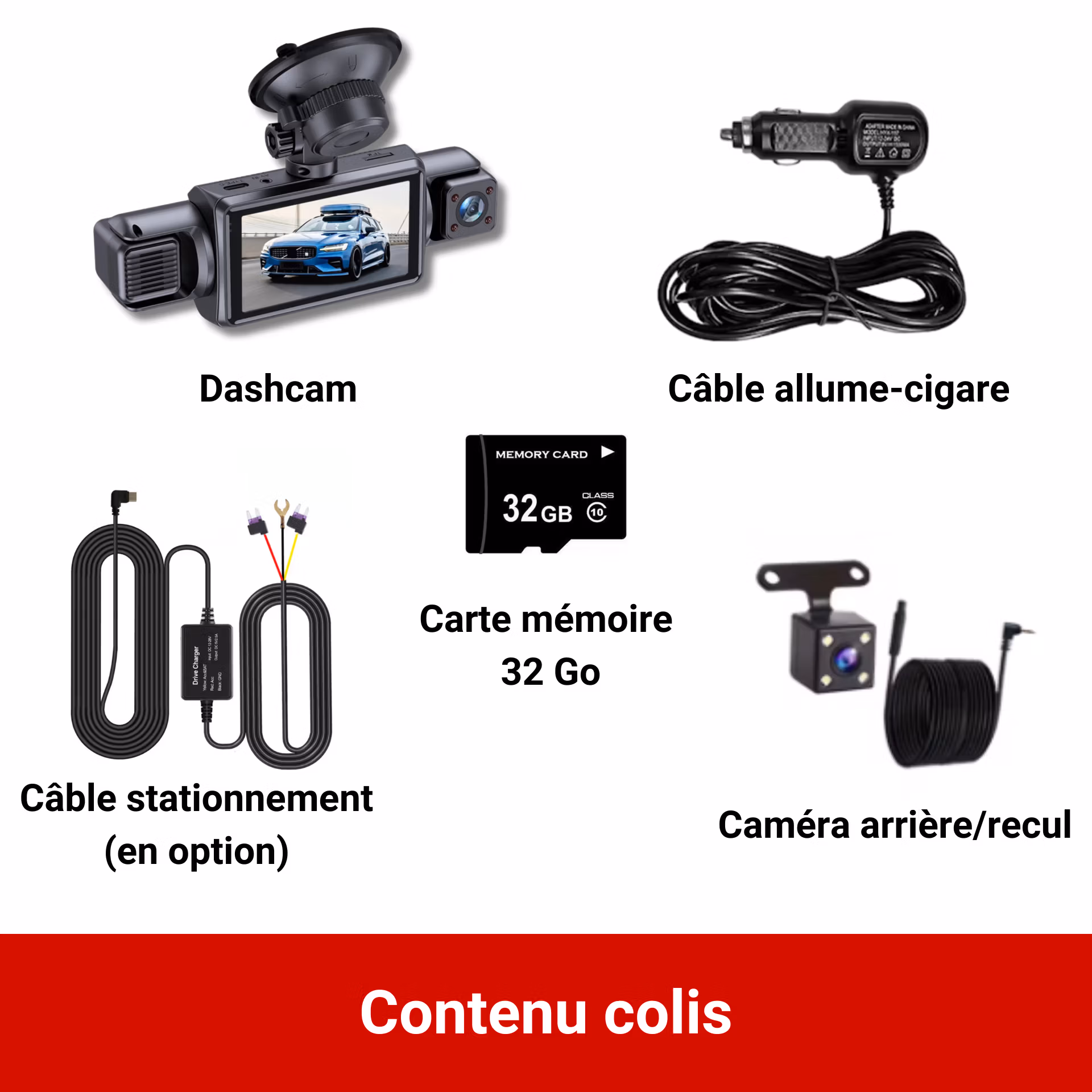 camera voiture 360