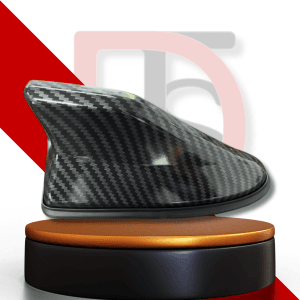 Antenne Requin Voiture Universelle Effet Carbone – Design Sportif Shark Fin – Récepteur Radio FM/AM & Look Carbone Premium