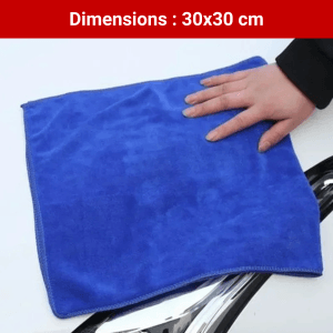 Chiffon Microfibre Voiture – Lavable & Réutilisable – Nettoyage Carrosserie et Habitacle Sans Rayures