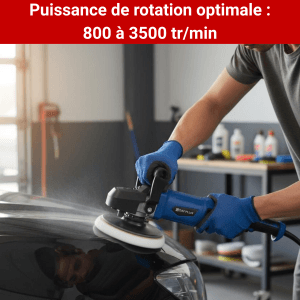Polisseuse voiture professionnelle rotative 800-3500 tr/min
