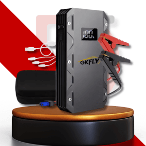 Booster Batterie Voiture Portable 12V – Démarreur de Poche Puissant – Powerbank USB & Lampe LED – Secours Auto Ultra Compact