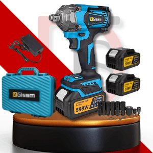 Clé à Chocs Sans Fil 700 Nm Ultra Puissante – Batterie 4000mAh 18V – Boulonneuse Pro pour 4×4, Utilitaires & Écrous Grippés