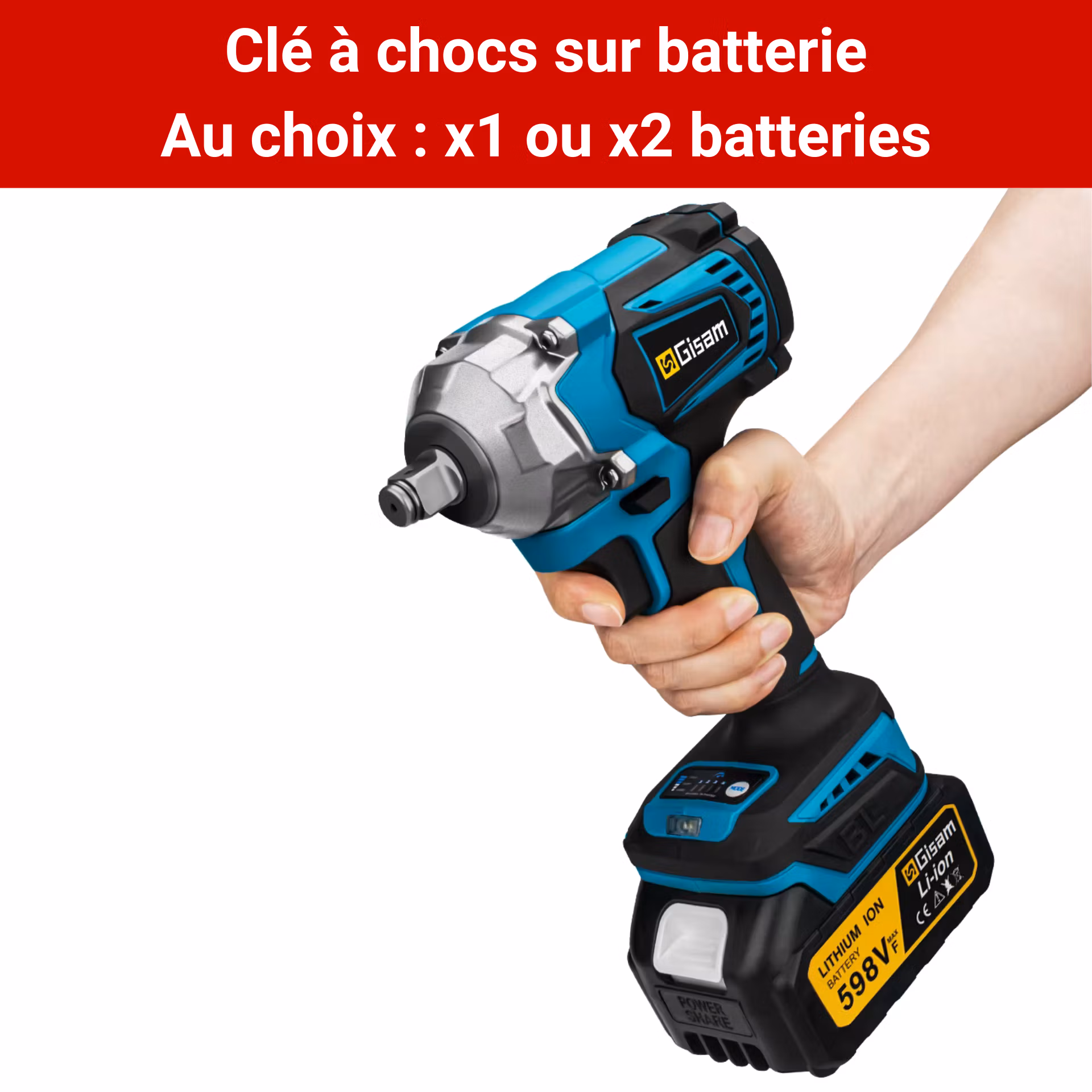 cle a choc a batterie