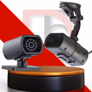 chauffage voiture 12 V noir