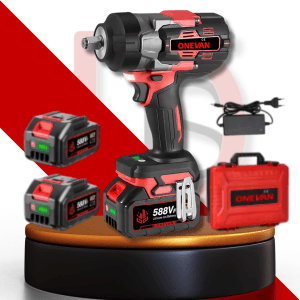 Clé à Chocs Sans Fil 1000 Nm – Boulonneuse 18V Haute Puissance – Batterie 3000mAh Inclus – Force de Desserrage Extrême