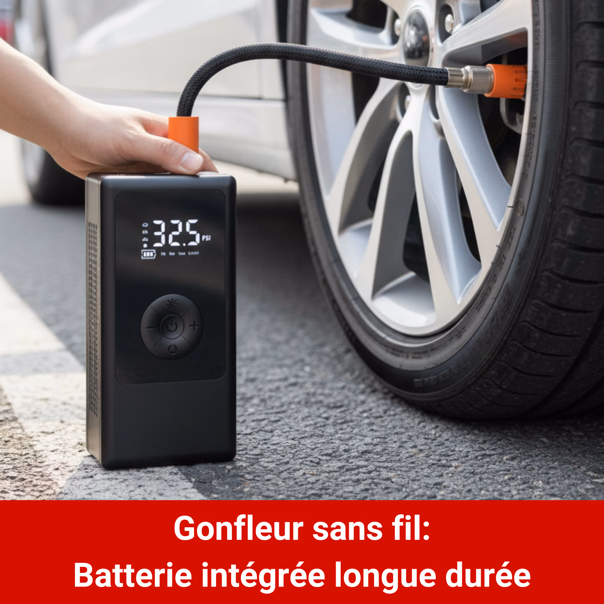 gonfleur pneu portatif sans fil