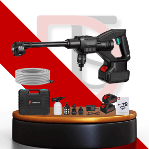 Nettoyeur Haute Pression 40 Bars Sans Fil – Batterie 3000mAh Longue Durée – 6 Buses de Précision Incluses – Lavage Auto Pro