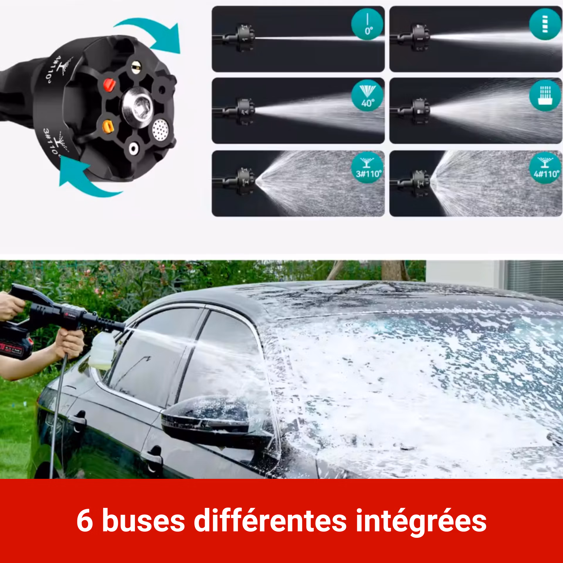 pistolet haute pression sans fil