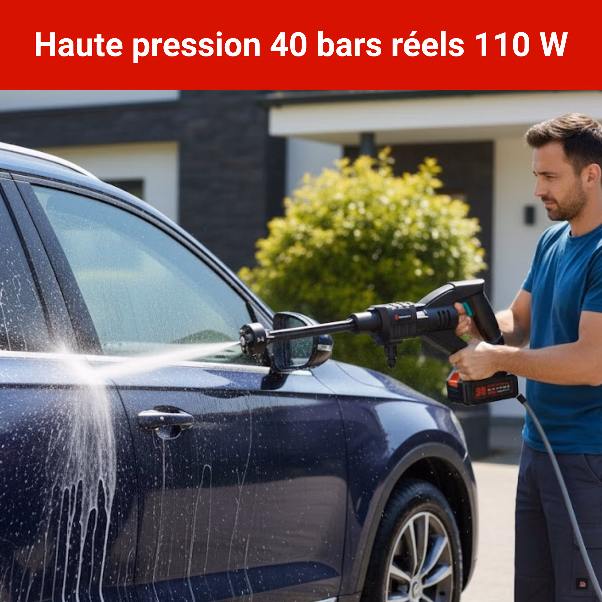 nettoyeur haute pression sans fil puissant