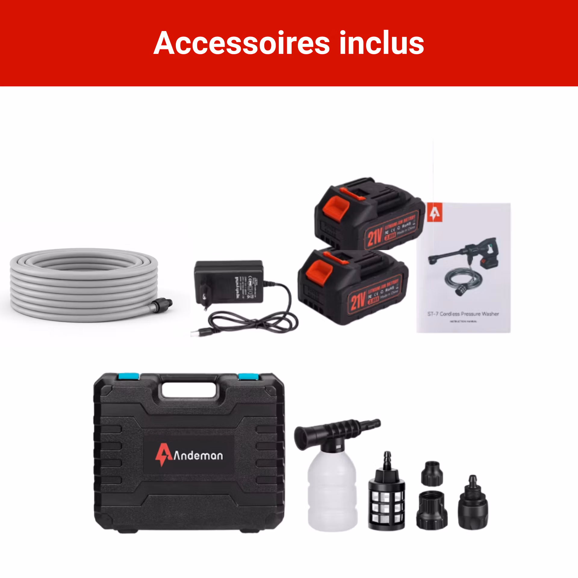 nettoyeur haute pression portable sans fil