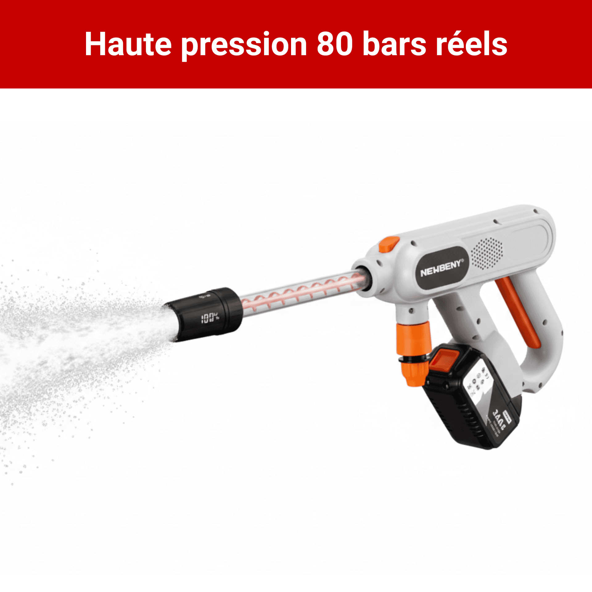 nettoyeur haute pression sans fil puissant