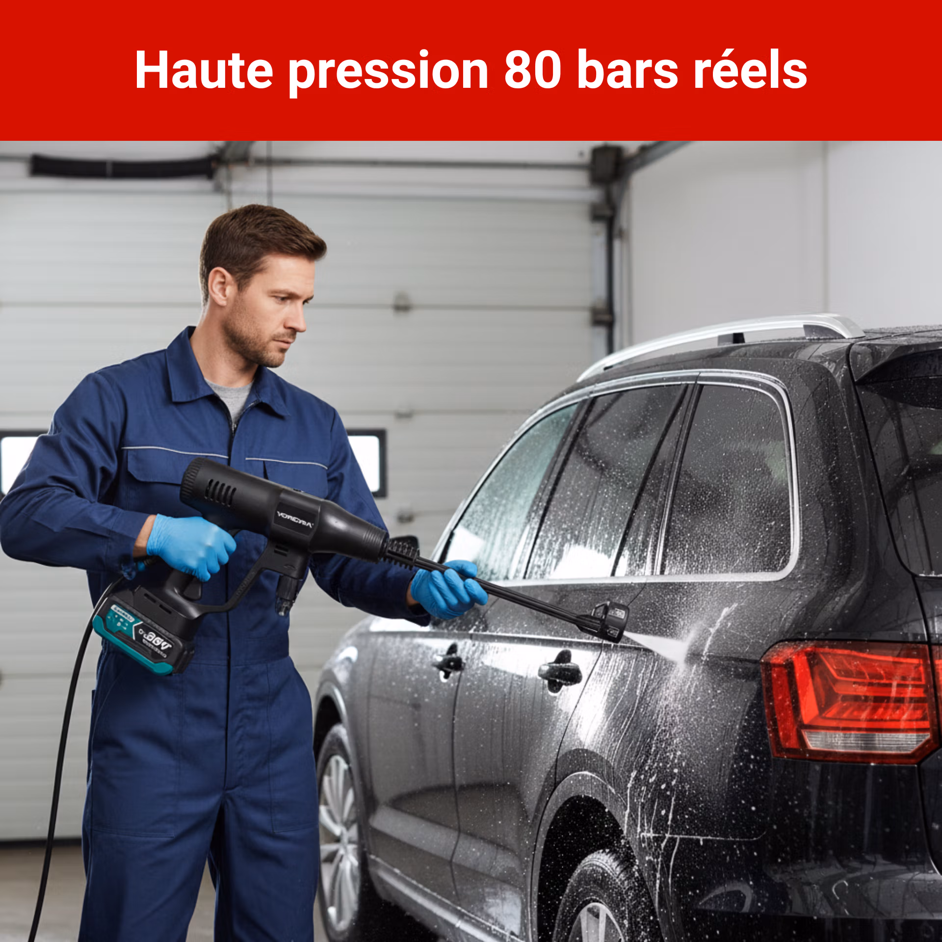 nettoyeur haute pression sans fil puissant