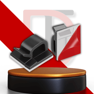 x50 Attaches Adhésives Acrylique pour Rangement des Câbles