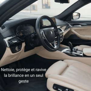 Nettoyant tableau de bord, rénovateur plastique et cuir 100mL